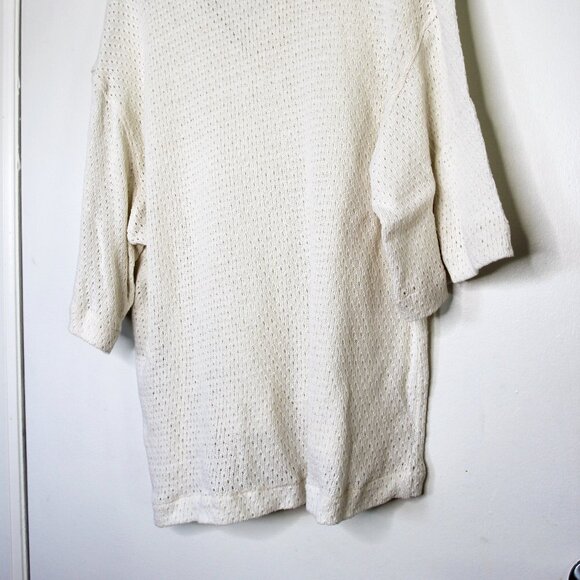 BNWT SS25 I'M BRIAN OPENWORK KNIT JOHNNY COLLAR POLO L - Picture 7 of 12